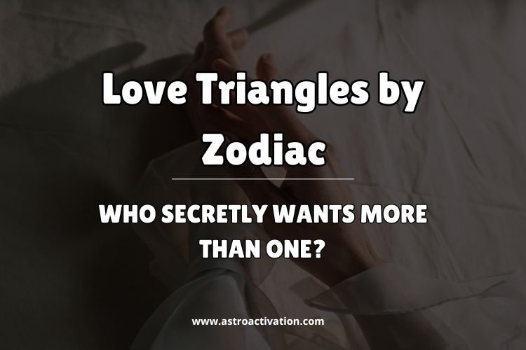Love Triangles by Zodiac: Who Secretly Wants More Than One?