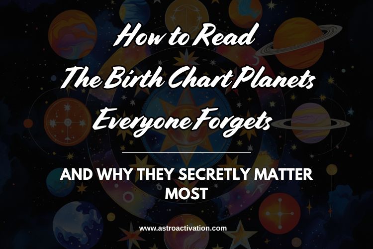 The Birth Chart Planets Everyone Forgets – And Why They Secretly Matter Most