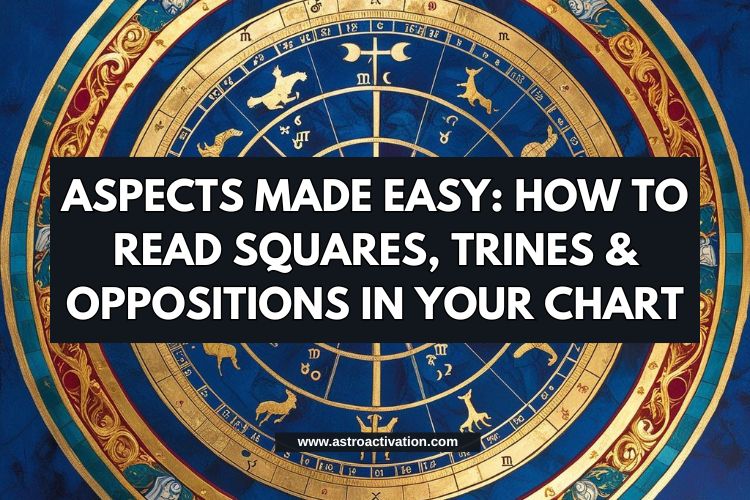 Aspects Made Easy: How to Read Squares, Trines & Oppositions in Your Chart